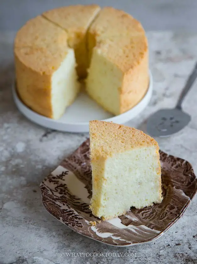 Soft and Fluffy Tofu Chiffon Cake