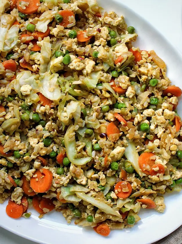 Oil-Free Vegan Fried Rice