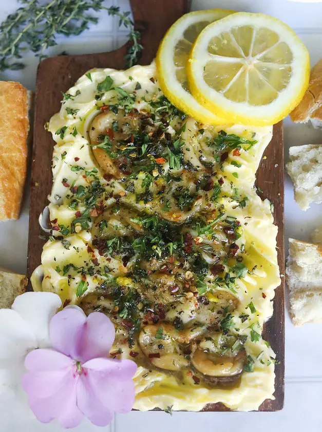 Garlic, Lemon & Herb Butter Board