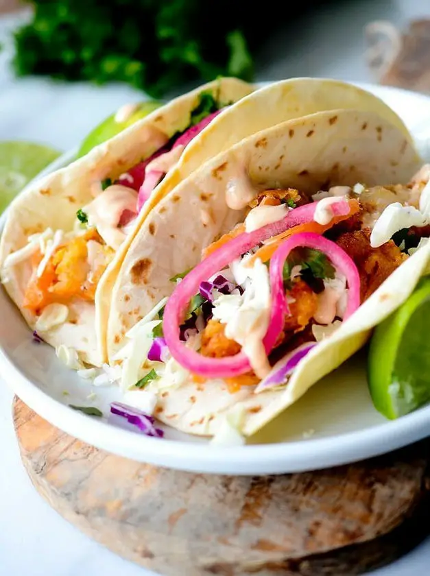 Air Fryer Fish Tacos