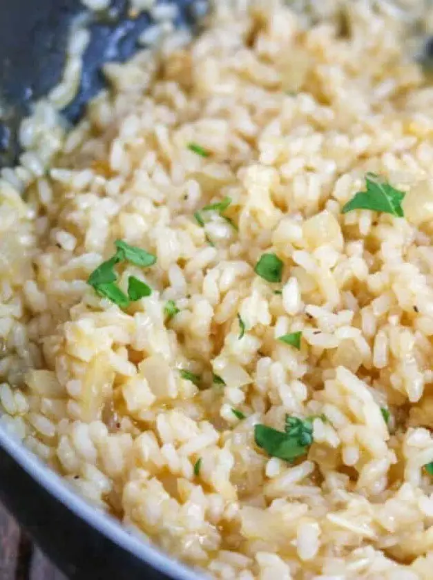 Creamy Garlic Parmesan Risotto