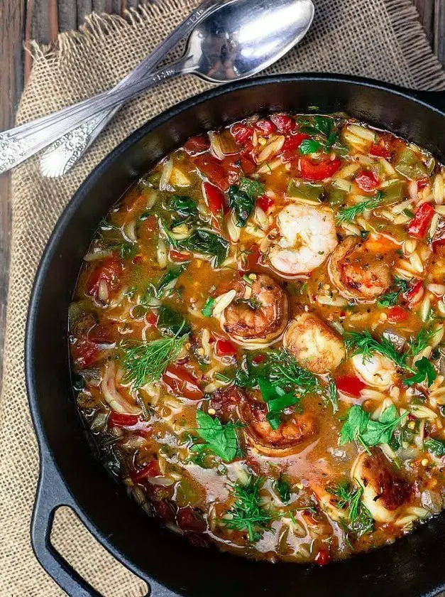 Mediterranean Shrimp Soup