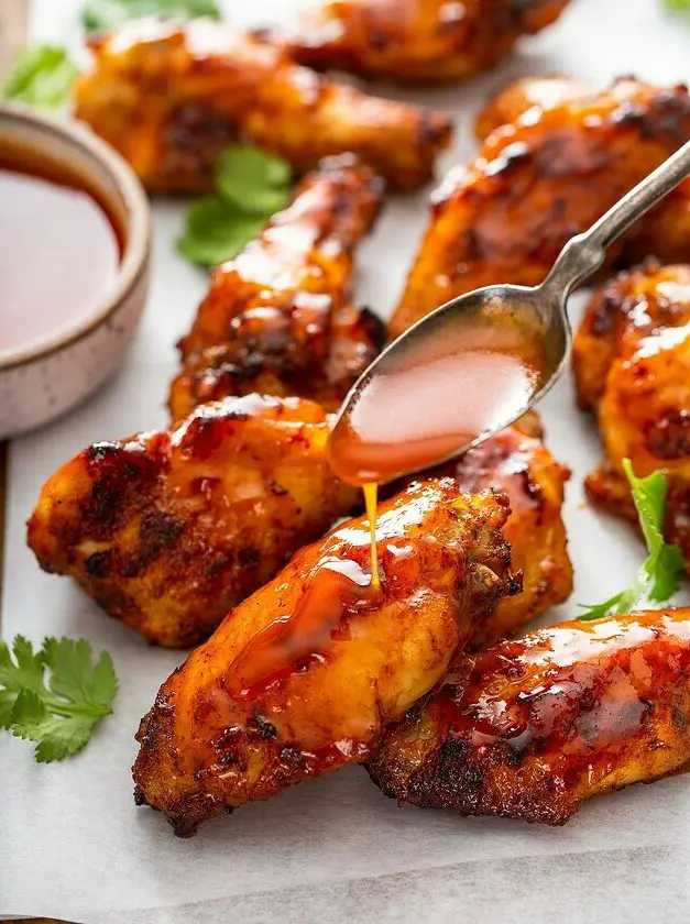 Hot Honey Butter Chicken Wings