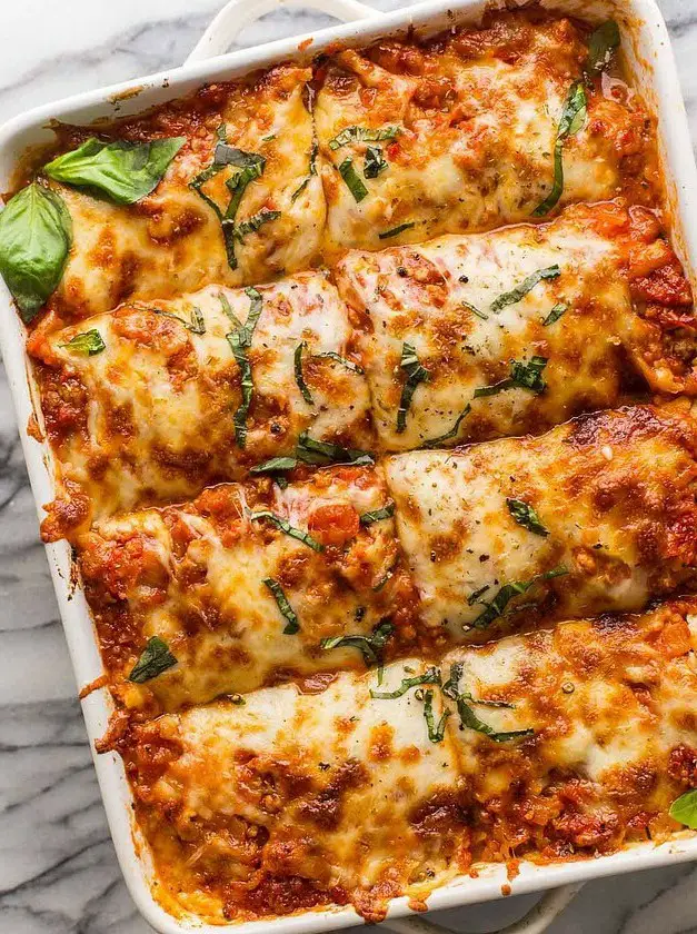 Roasted Eggplant Lasagna with Turkey