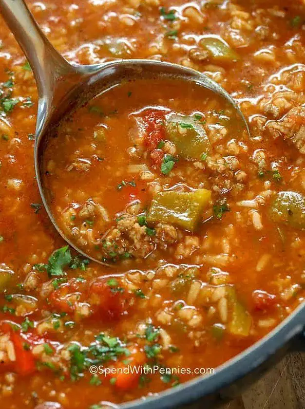 Stuffed Pepper Soup