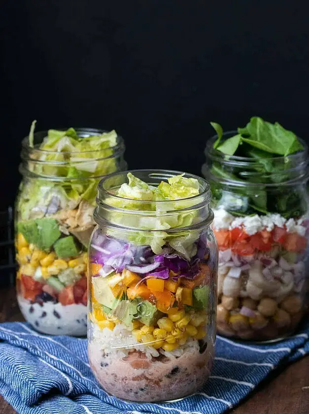 Mix and Match Mason Jar Salad