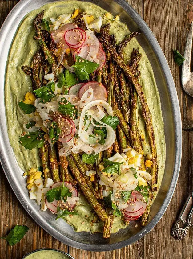 Charred Smoky Asparagus