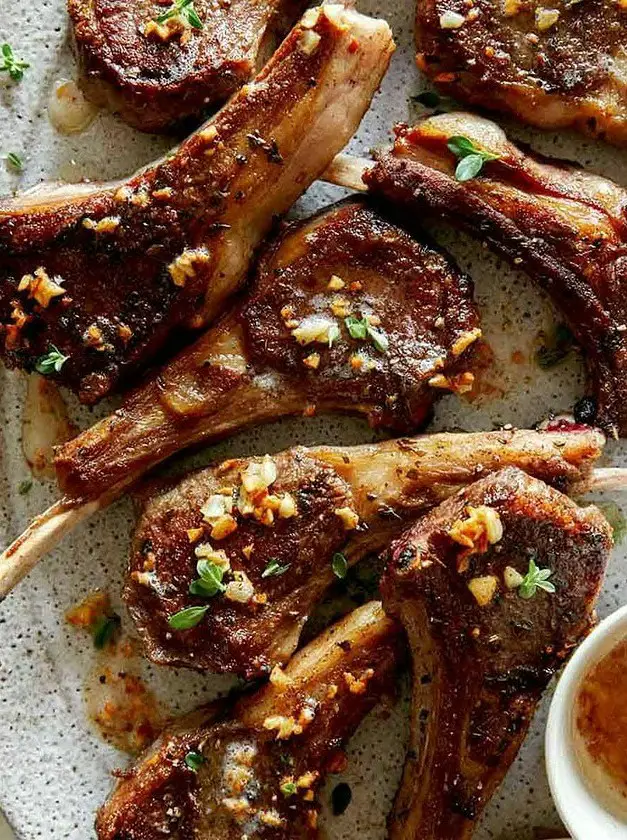 Garlic Butter Lamb Chops