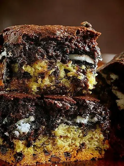 Zucchini Slutty Brownies