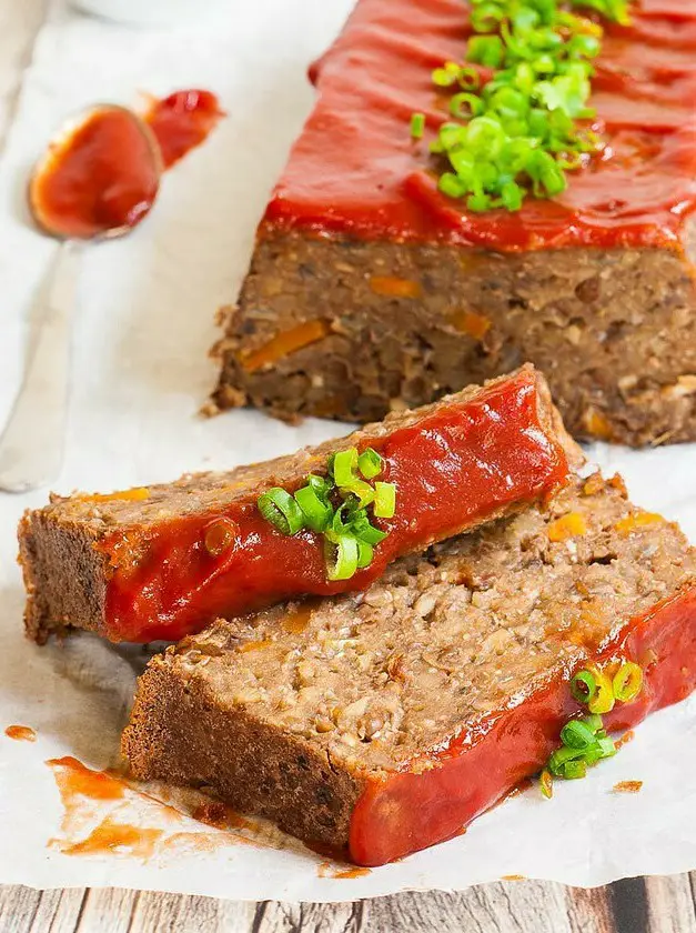 Juicy Vegan Lentil Loaf