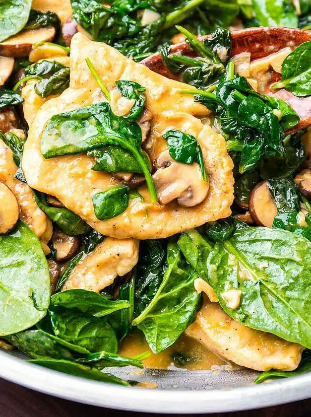 Spinach Mushroom Chicken