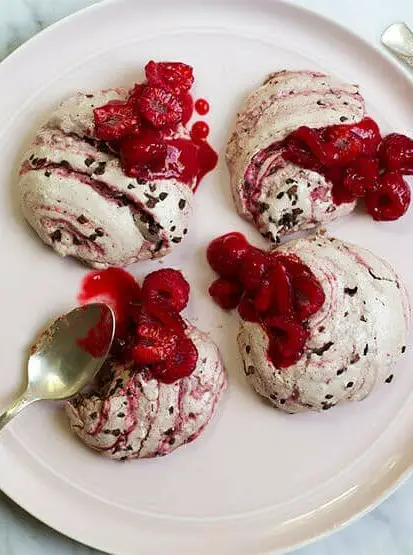 Raspberry Cacao Ripple Rochers