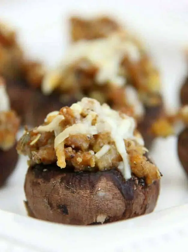 Italian Sausage Stuffed Mushrooms