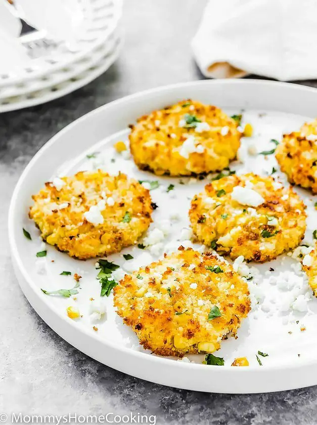 Easy Eggless Corn Fritters