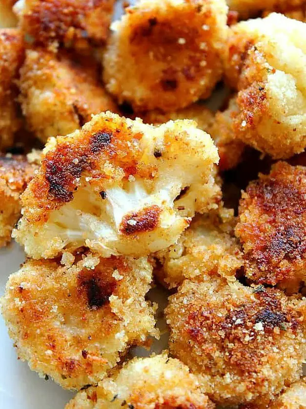 Roasted Garlic Parmesan Cauliflower