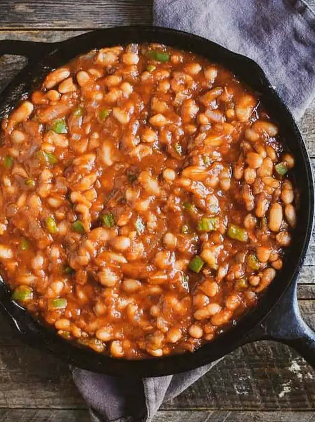 Easy Vegetarian BBQ Baked Beans