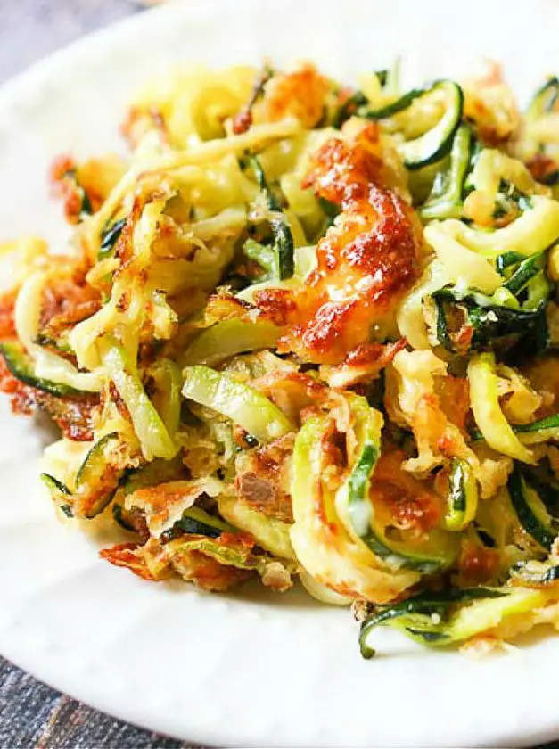 Keto Air Fryer Zucchini Noodles