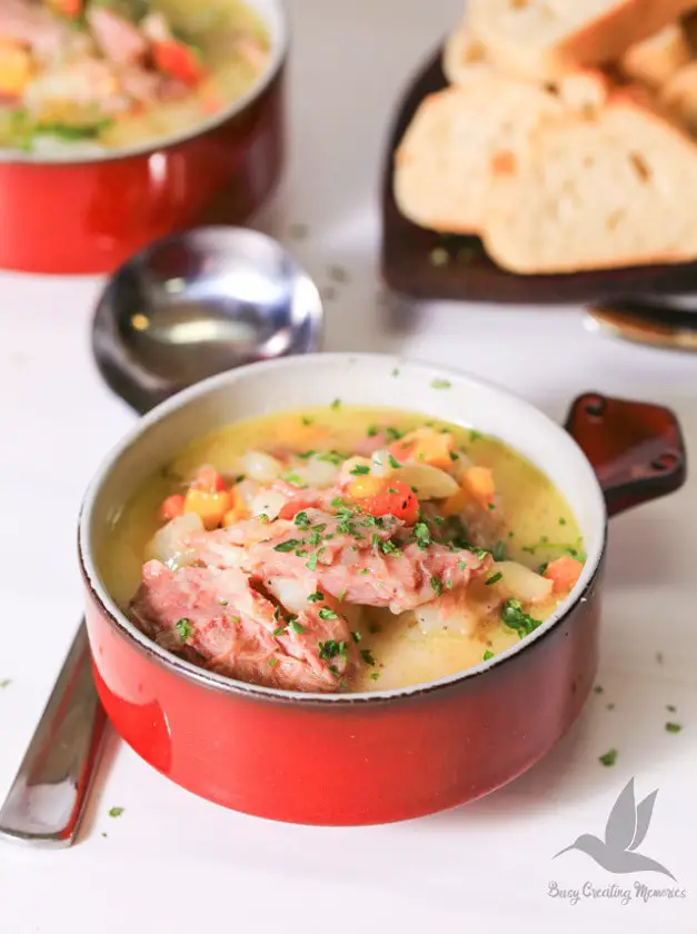 Creamy Ham Bone Soup