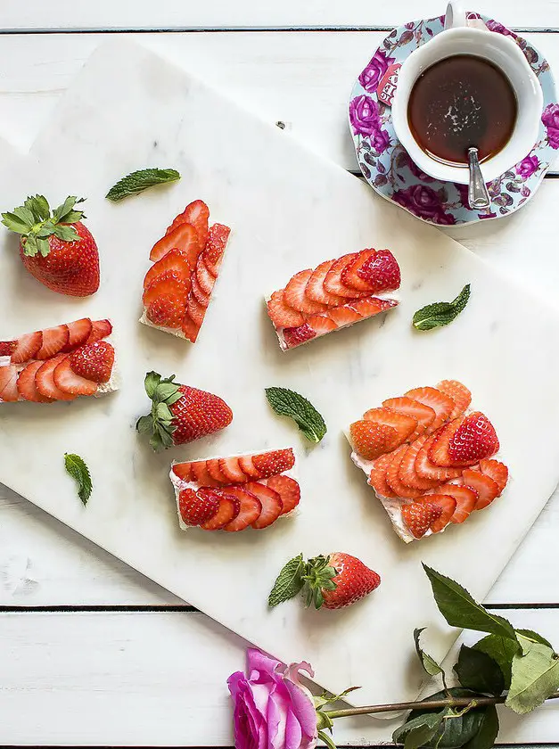 Strawberry Tea Sandwiches