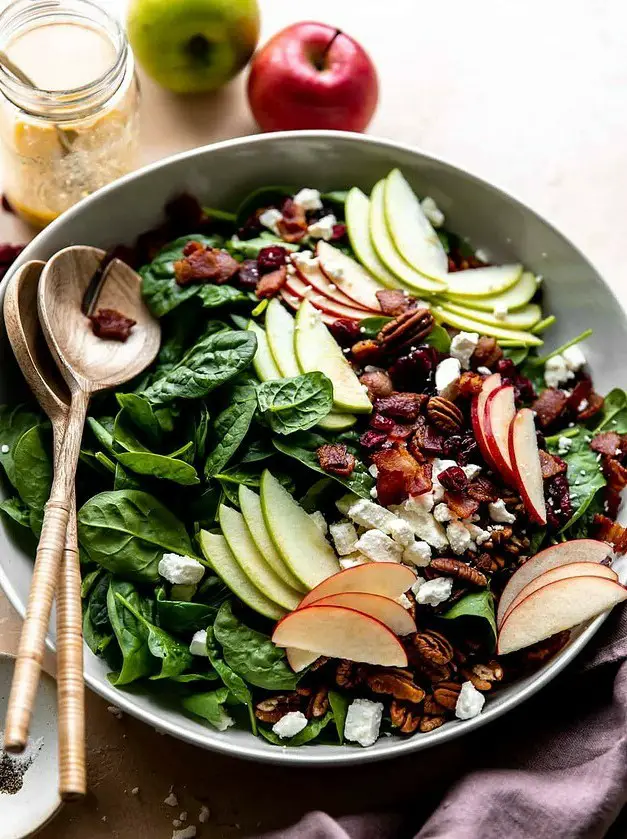 Autumn Apple Salad with a Maple Vinaigrette