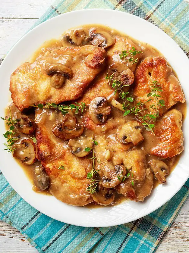 Healthy Chicken & Mushrooms