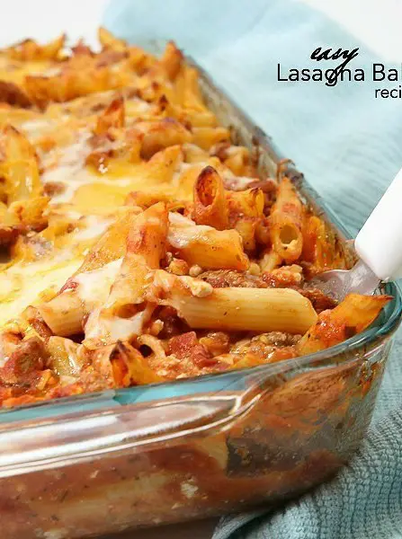 Lasagna Bake with Penne Pasta