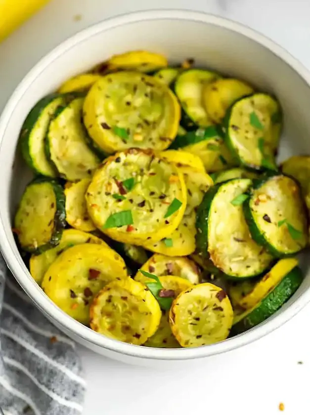 Air Fryer Zucchini and Squash