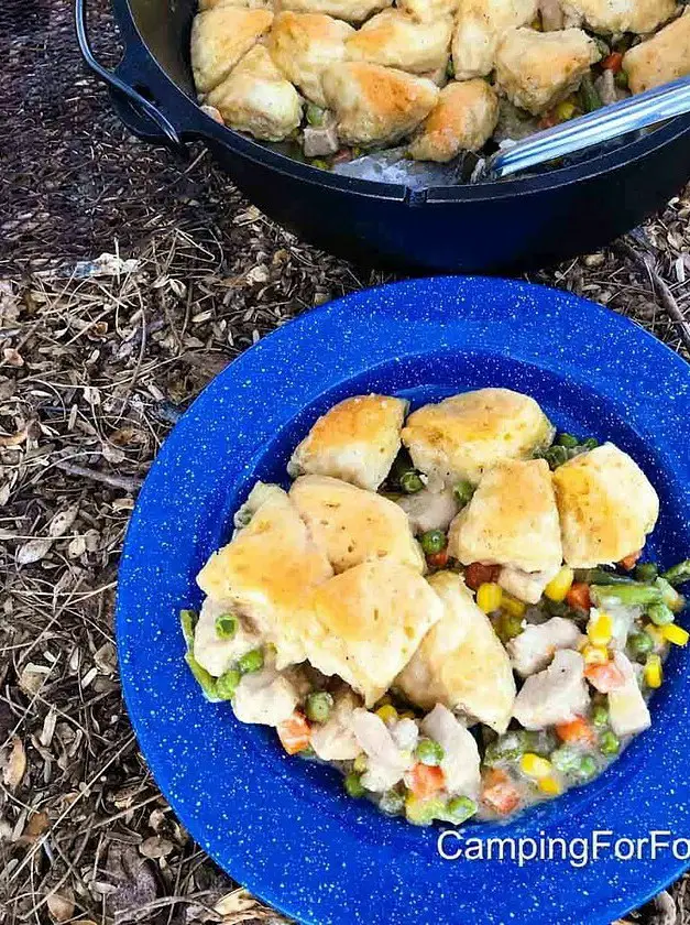 Dutch Oven Chicken Pot Pie