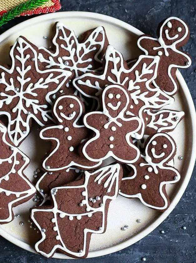 Chocolate Gingerbread Cookies