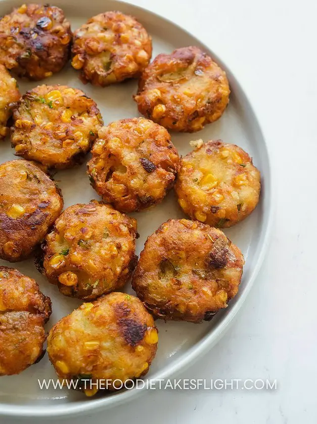 Potato and Sweet Corn Fritters