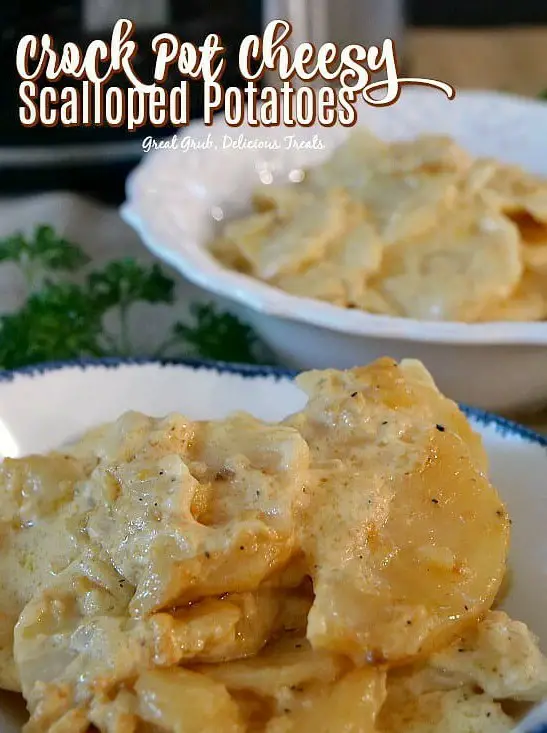 Crock Pot Cheesy Scalloped Potatoes