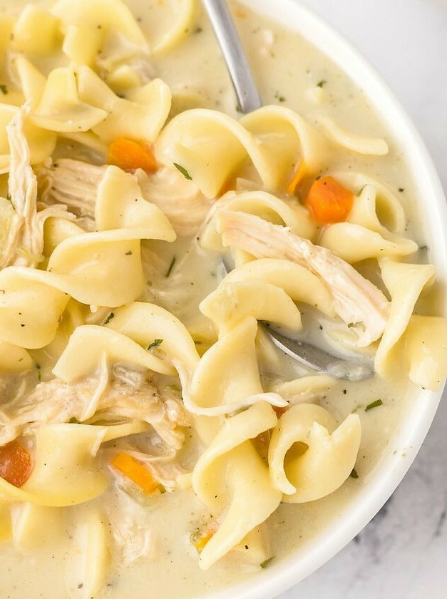 Creamy Chicken Noodle Soup