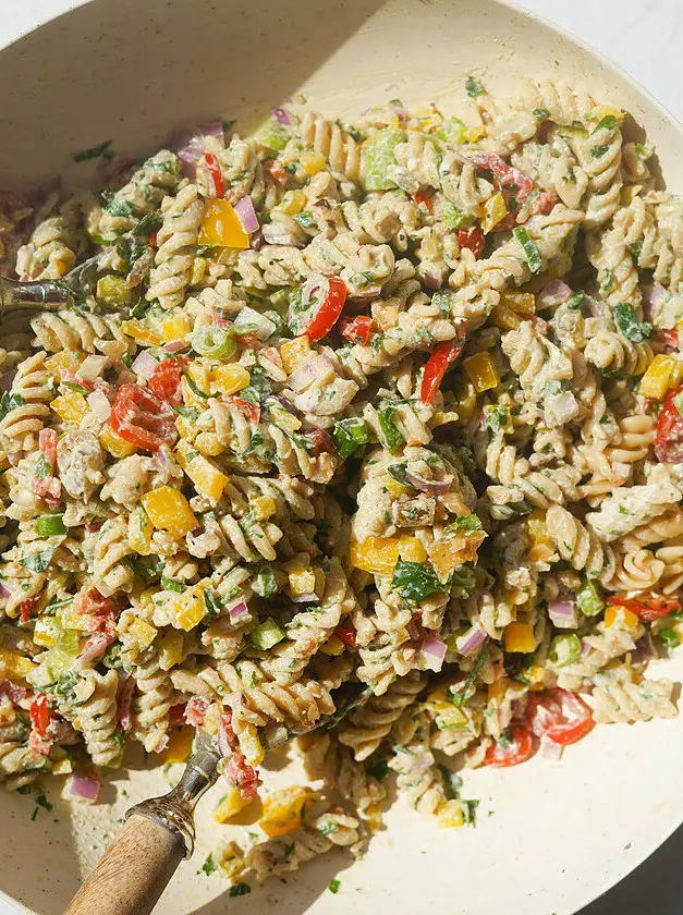 Creamy Vegan Pasta Salad