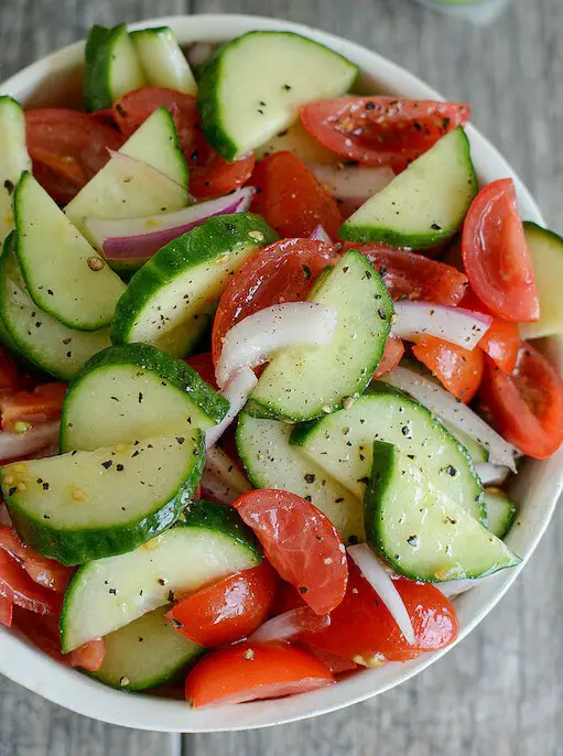 Tomato and Cucumber Salad