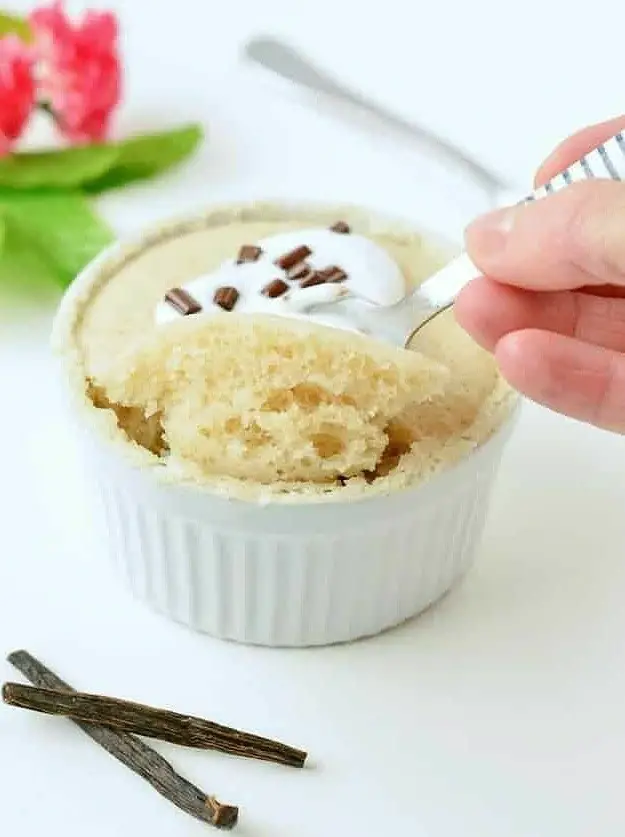 Vegan Vanilla Mug Cake