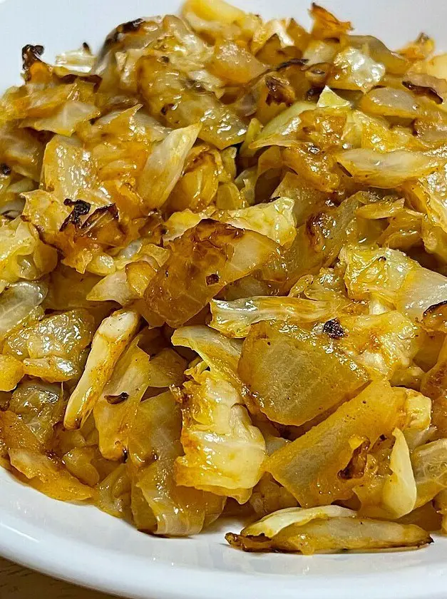 Fried Caramelized Cabbage and Onions