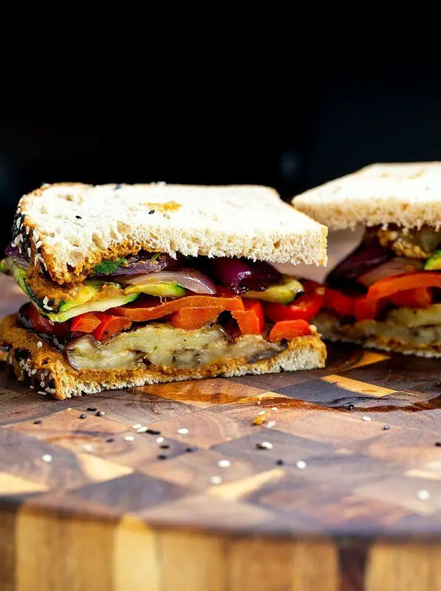 Roasted Veggie Sandwich