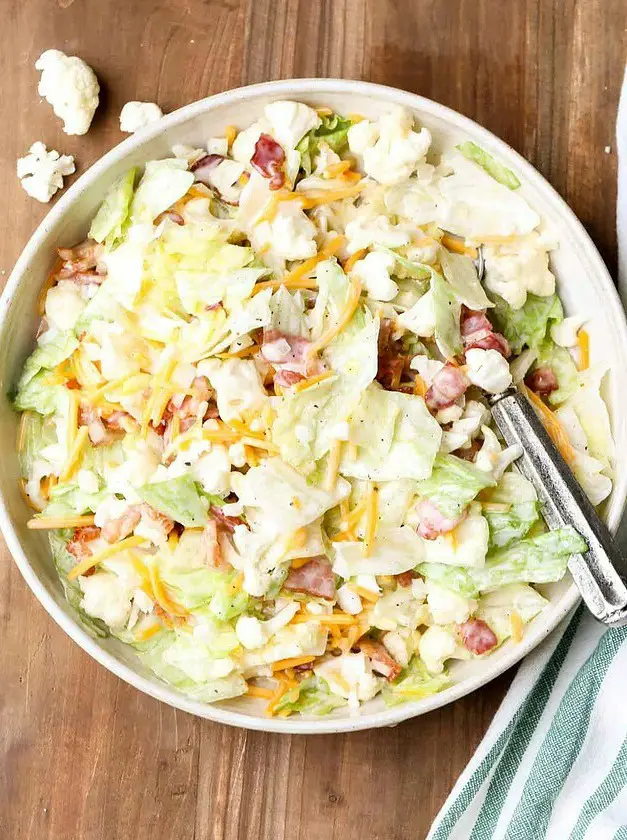 Bacon Cauliflower Salad