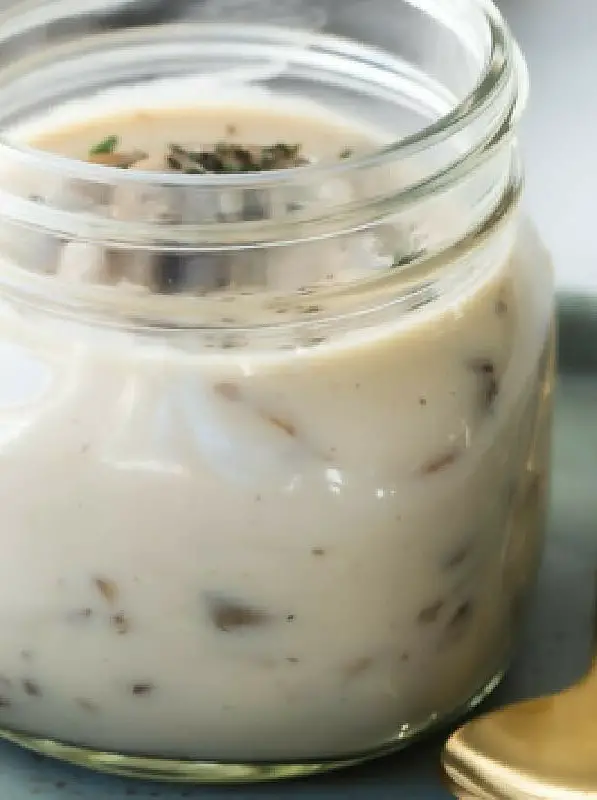 Homemade Condensed Cream of Mushroom Soup