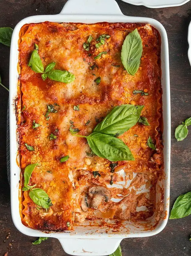 Simple Meatless Lasagna