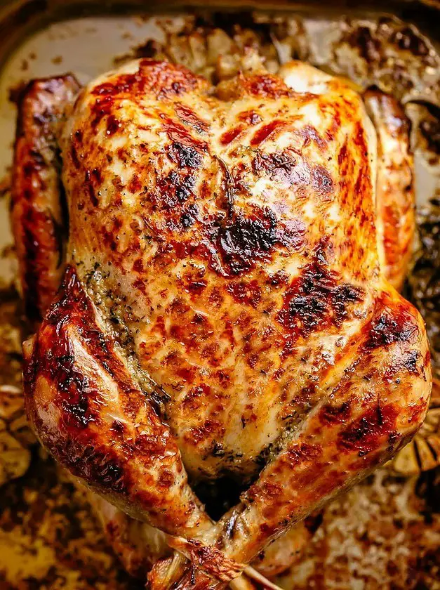 Garlic Herb Butter Roast Turkey