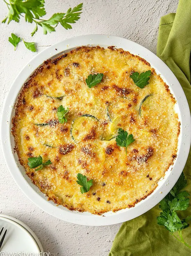 Baked Zucchini Squash Casserole