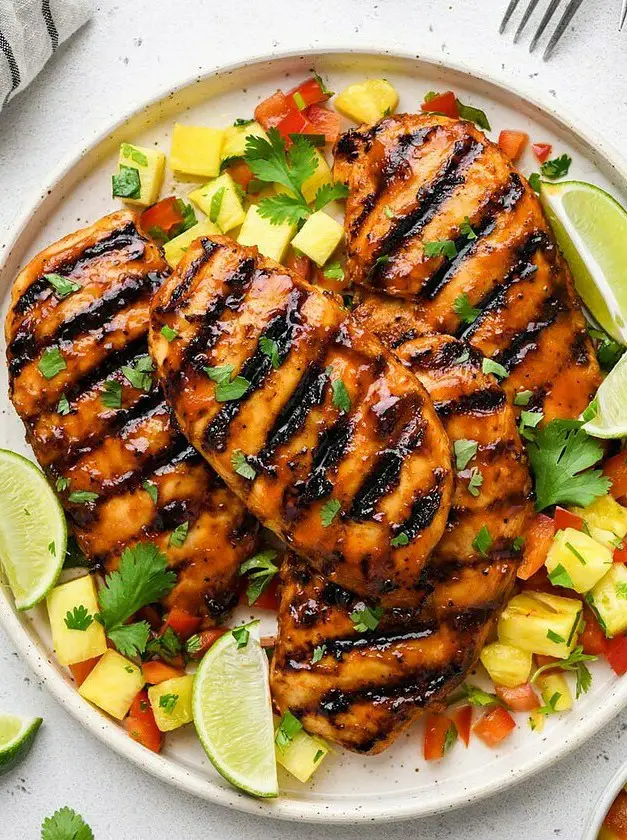 Grilled BBQ Chicken Breast