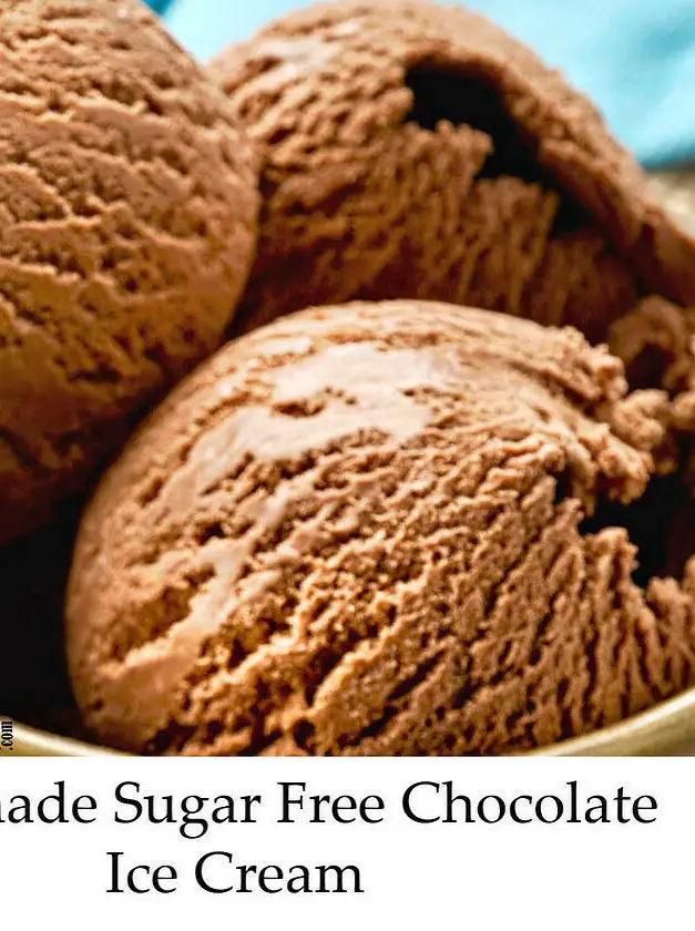 Homemade Sugar Free Chocolate Ice Cream