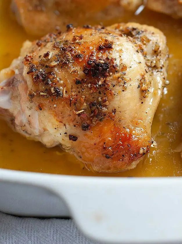 Oven-Baked Chicken Thighs