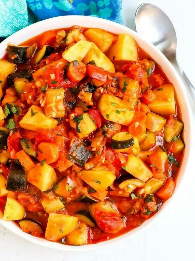 Zucchini Stew with Potatoes