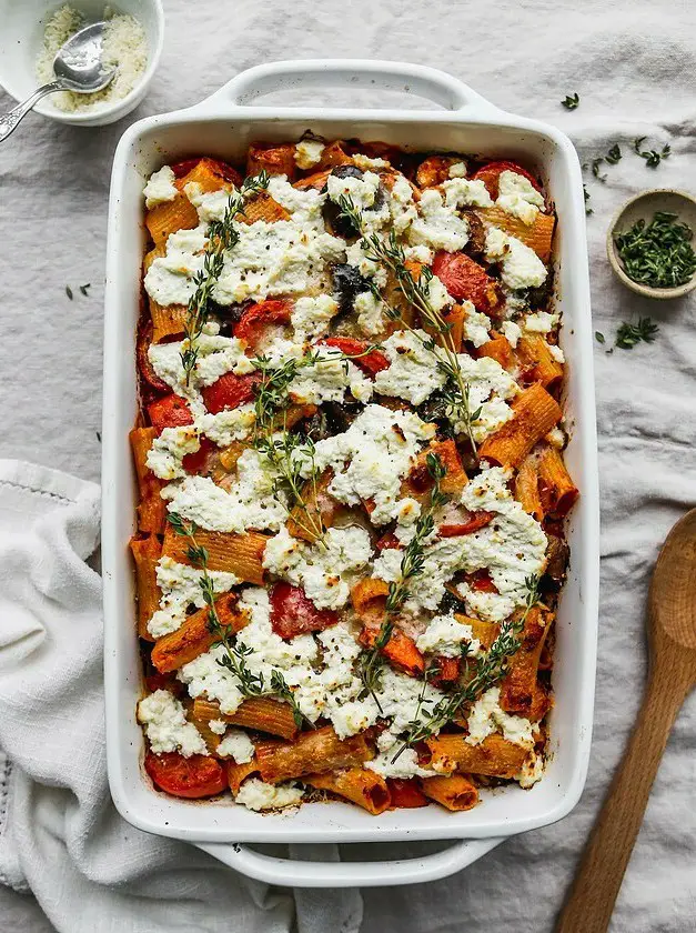 Eggplant Pasta Bake