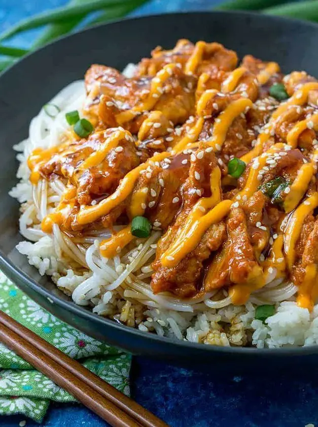 Korean Spicy Pork Bowls