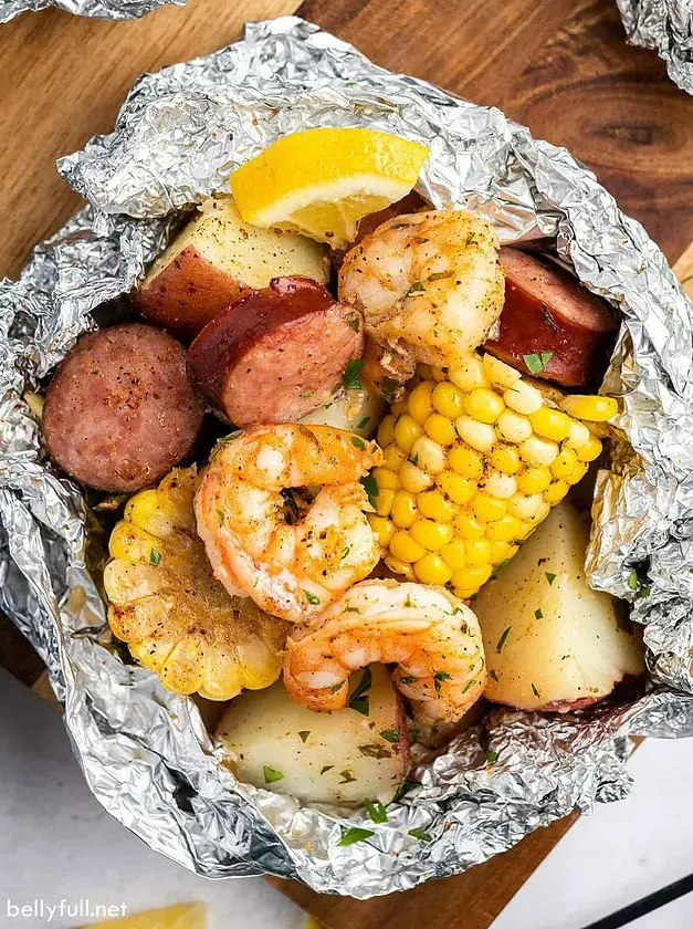 Shrimp Boil Foil Packets