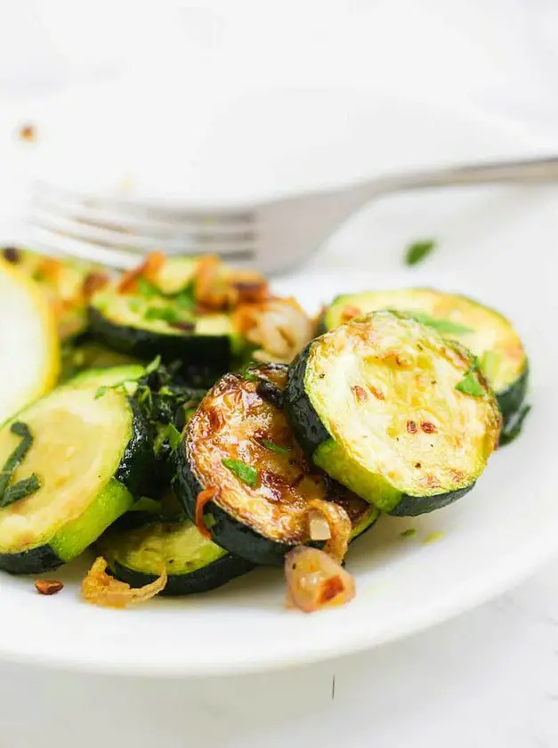 Sauteed Zucchini with Shallots & Herbs